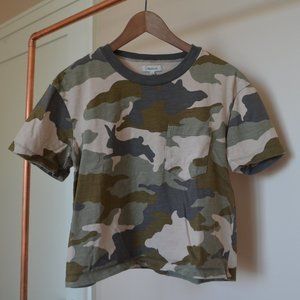 Madewell Boxy Tee Camo